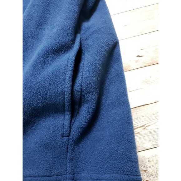 Team Realtree Men's Med Fleece blue Vest  Full Zip Hiking Construction - Picture 3 of 8